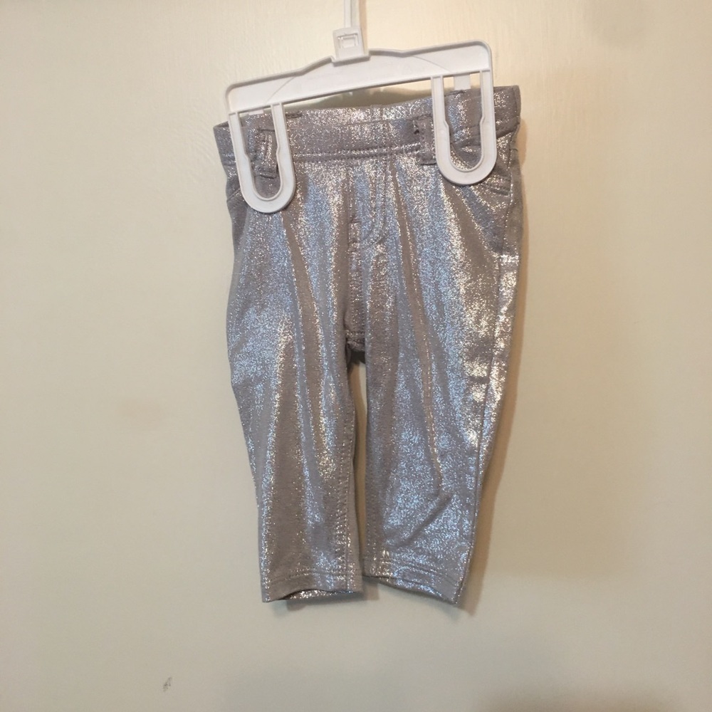 Silver Baby Leggings